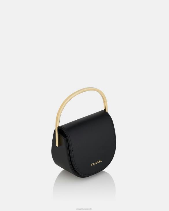 Aquazzura Purist Micro Handbag BLACK 8TLF407