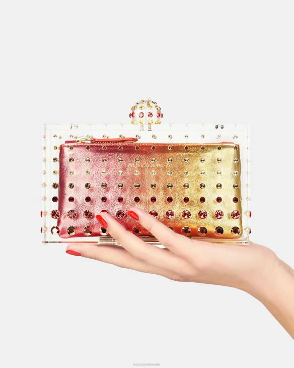 Aquazzura Tequila Clutch ORANGE 8TLF384