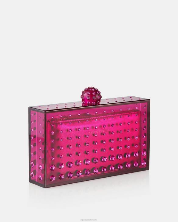 Aquazzura Tequila Clutch PINK 8TLF351