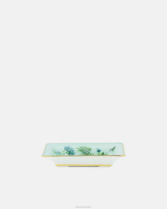 Aquazzura Secret Garden Rectangular Tray GREEN 8TLF566