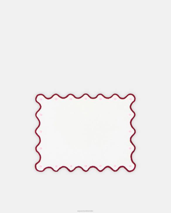 Aquazzura Jaipur Cocktail Napkin BORDEAUX 8TLF565