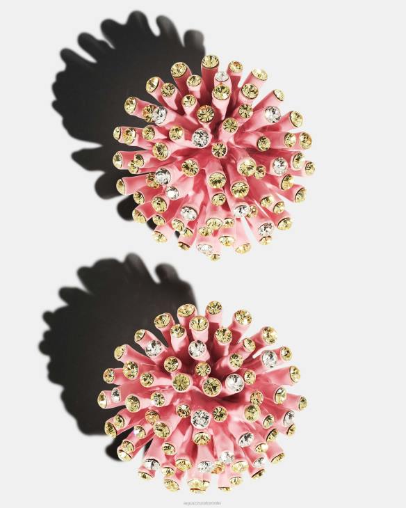 Aquazzura Anemone Earrings PINK 8TLF418