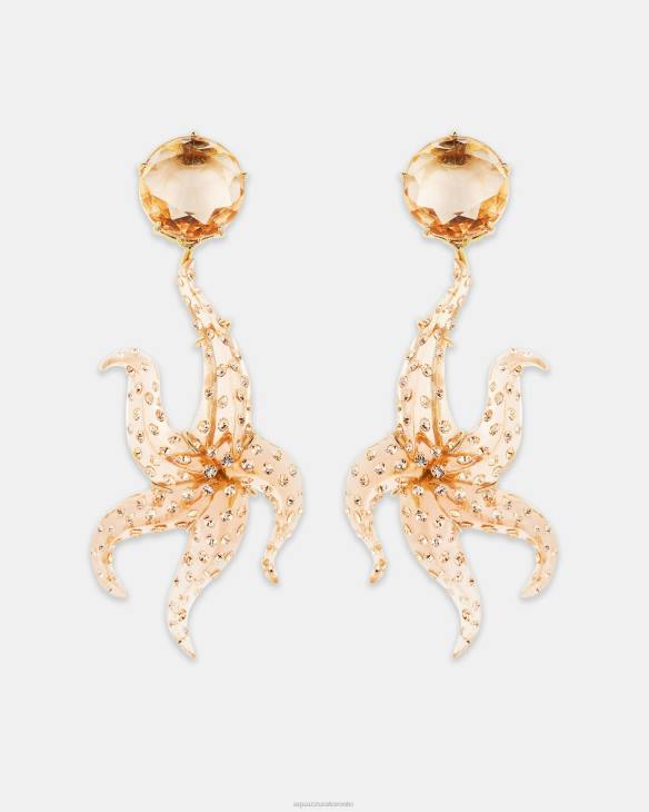Aquazzura Starfish Earrings ORANGE 8TLF435