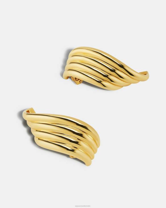 Aquazzura Wings Earrings GOLD 8TLF426
