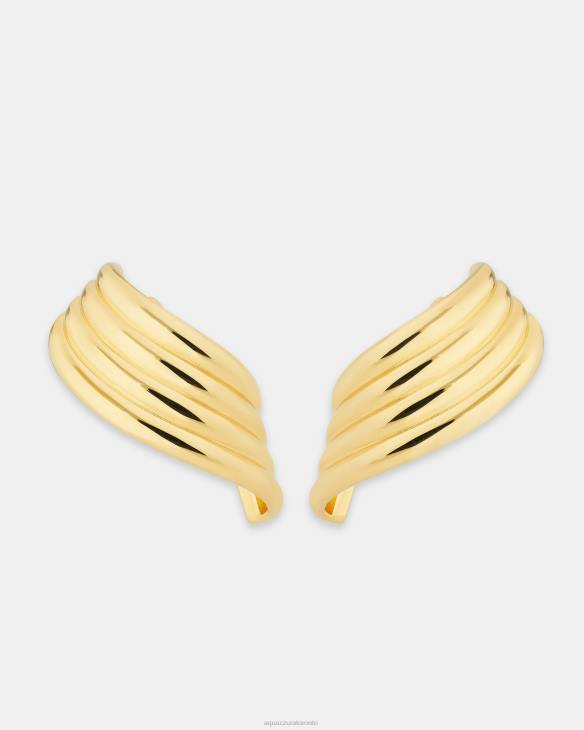 Aquazzura Wings Earrings GOLD 8TLF426