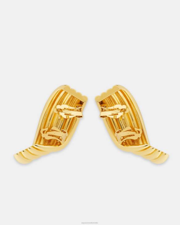 Aquazzura Wings Earrings GOLD 8TLF426