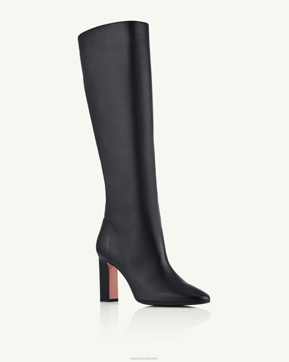 Aquazzura Manzoni Boot 85 BLACK 8TLF301