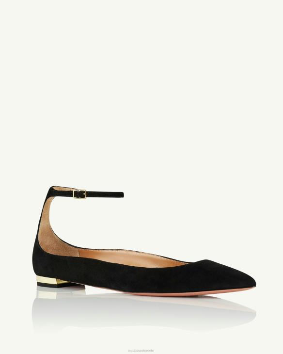 Aquazzura Love Affair Flat BLACK 8TLF268