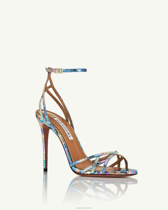 Aquazzura All I Want Sandal 105 BLUE 8TLF9