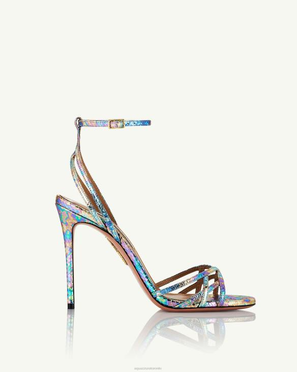 Aquazzura All I Want Sandal 105 BLUE 8TLF9