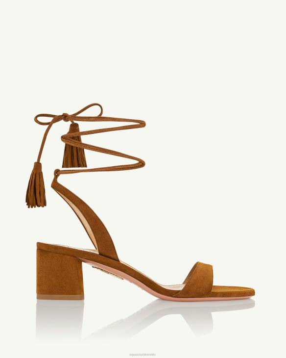 Aquazzura Alu Sandal 50 BROWN 8TLF143