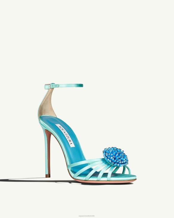 Aquazzura Anemone Sandal 105 BLUE 8TLF13