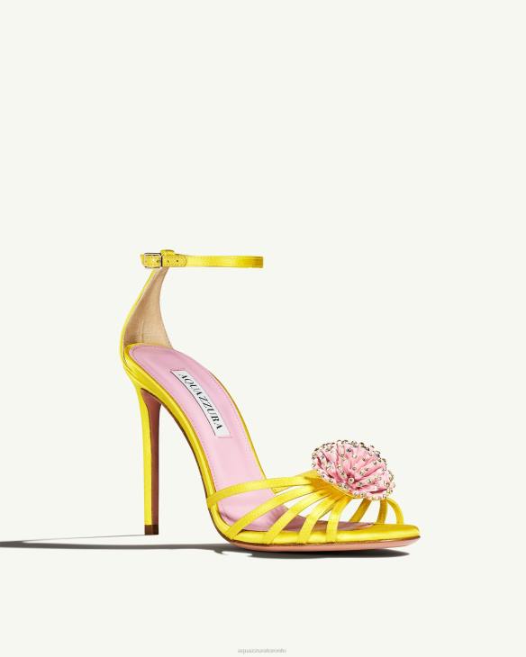 Aquazzura Anemone Sandal 105 YELLOW 8TLF66