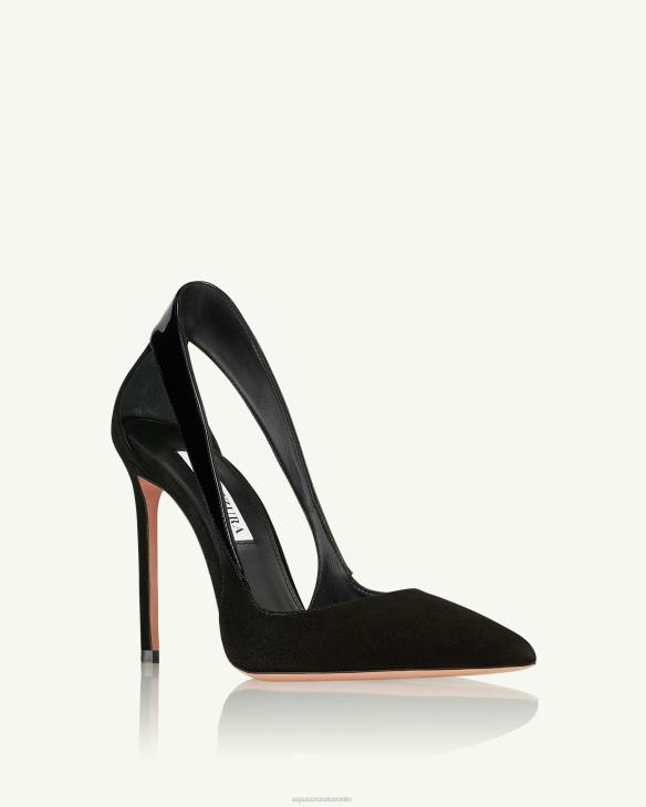 Aquazzura Dangerous Liaisons Pump 105 BLACK 8TLF195