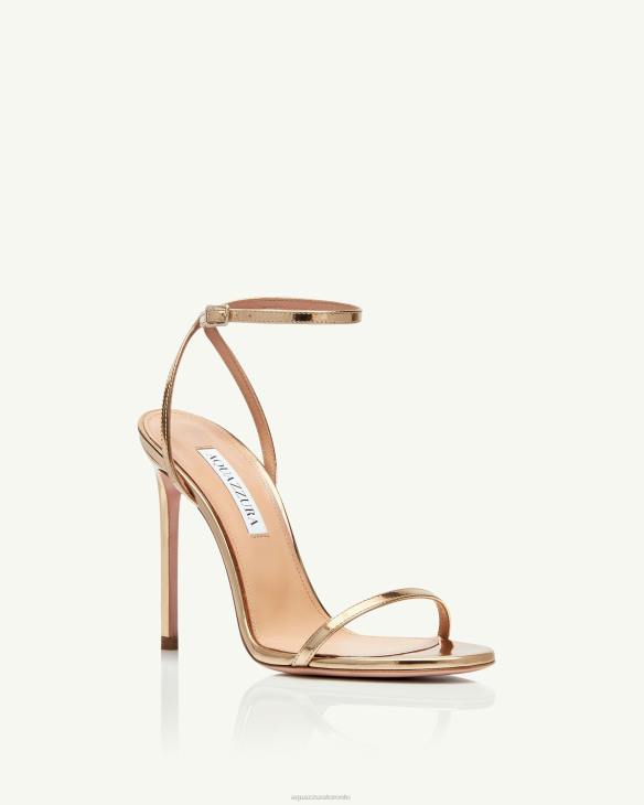 Aquazzura Olie Sandal 105 GOLD 8TLF135