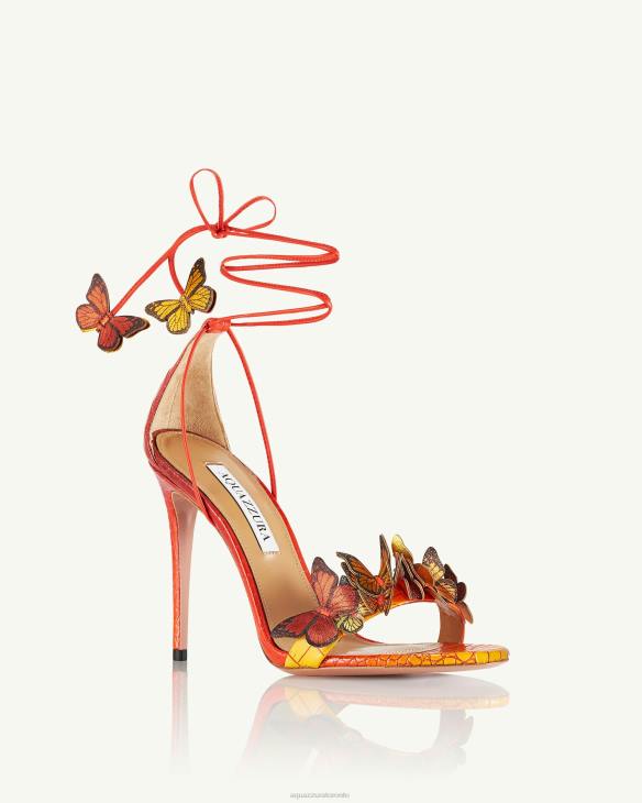 Aquazzura Papillon Sandal 105 ORANGE 8TLF96