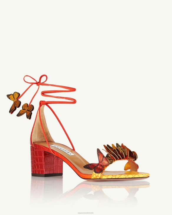 Aquazzura Papillon Sandal 50 ORANGE 8TLF97