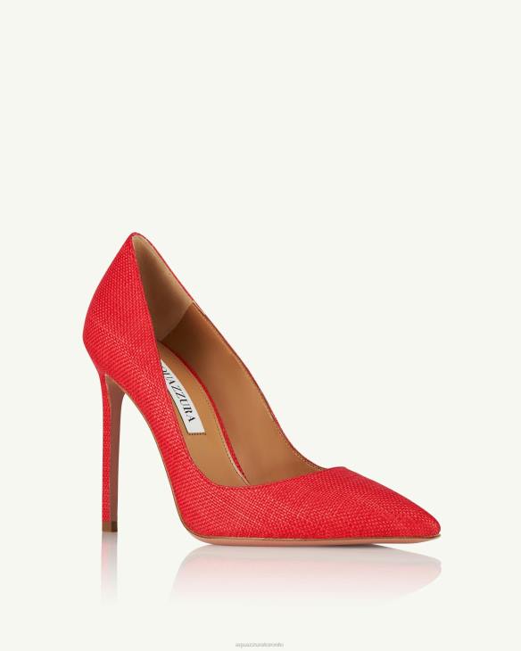 Aquazzura Purist Pump 105 RED 8TLF204