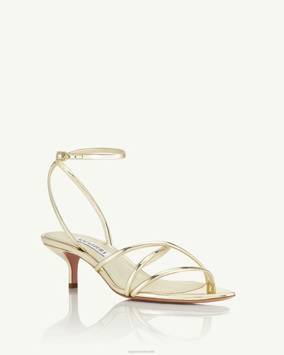 Aquazzura Roy Sandal 50 GOLD 8TLF76