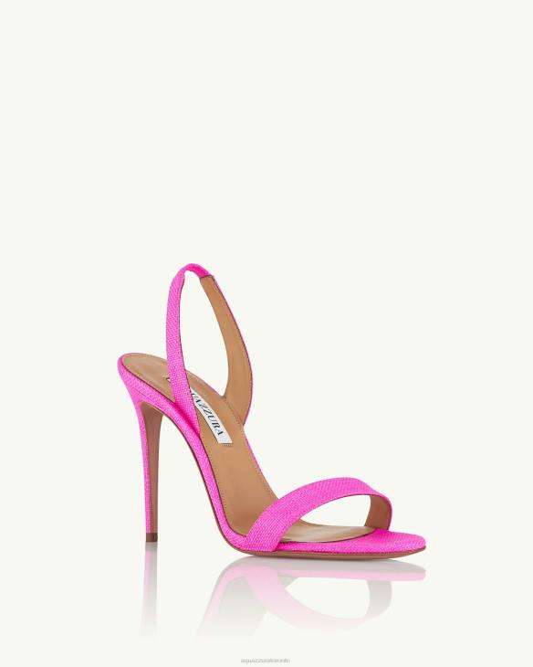 Aquazzura So Nude Sandal 105 FUCHSIA 8TLF140