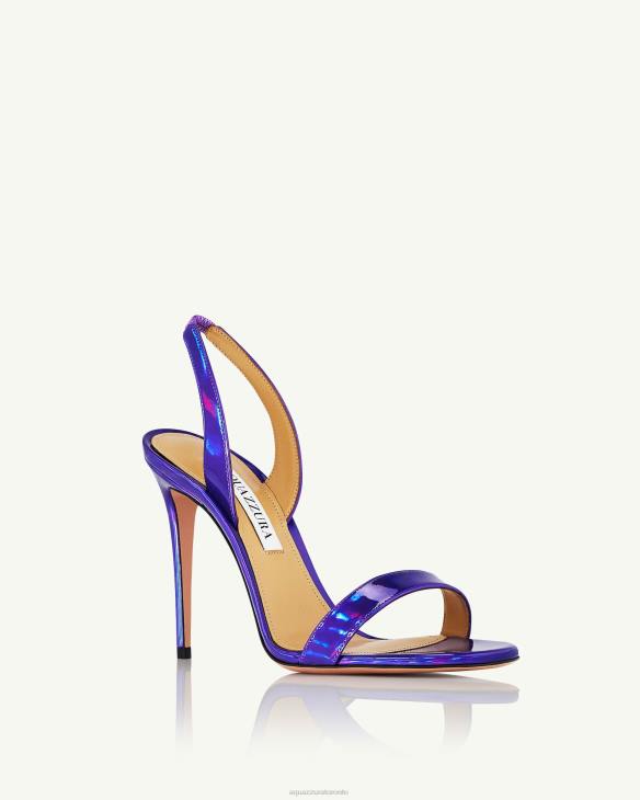 Aquazzura So Nude Sandal 105 PURPLE 8TLF52