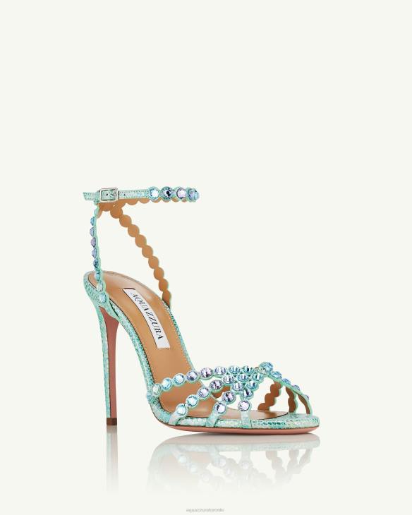 Aquazzura Tequila Sandal 105 BLUE 8TLF11