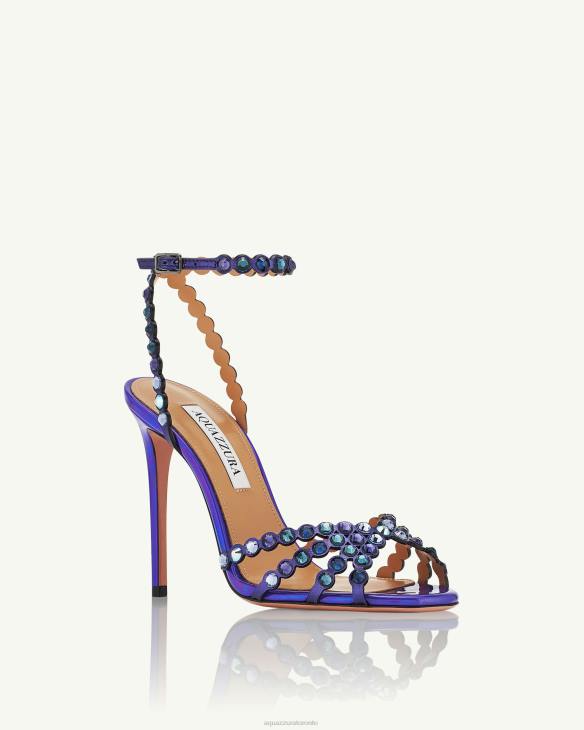 Aquazzura Tequila Sandal 105 PURPLE 8TLF51