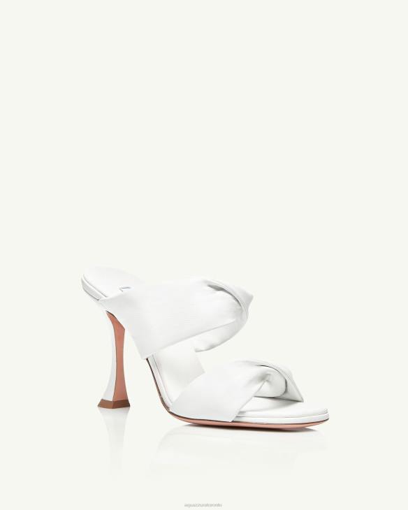 Aquazzura Twist Sandal 95 WHITE 8TLF22